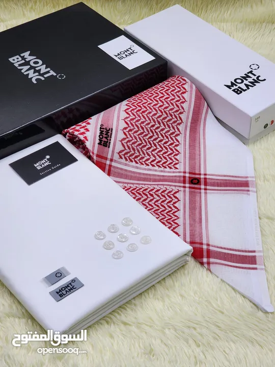 عرض خاص اطقم جديده اصدارات 2025 قماش مع الشماغ كارتير مونت بلانك اقنر جفنشي ملكي خاص مع المرفقات.