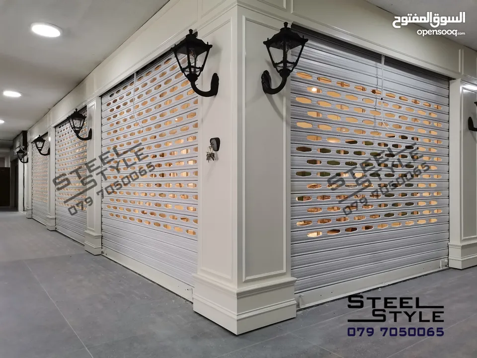 حداد Steel Structure ابواب محلات باب محل اعمال الحدادة والديكور مظلات برقولا Steel Structure