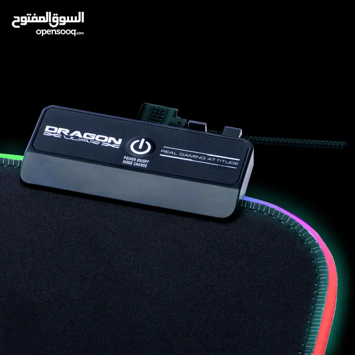 ماوس باد جيمنغ مضيئة Dragon War RGB Mousepad GP-009