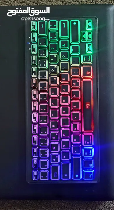 Brand New Rii K09 Bluetooth RGB Backlit Keyboard: Illuminate Your Typing Experience!