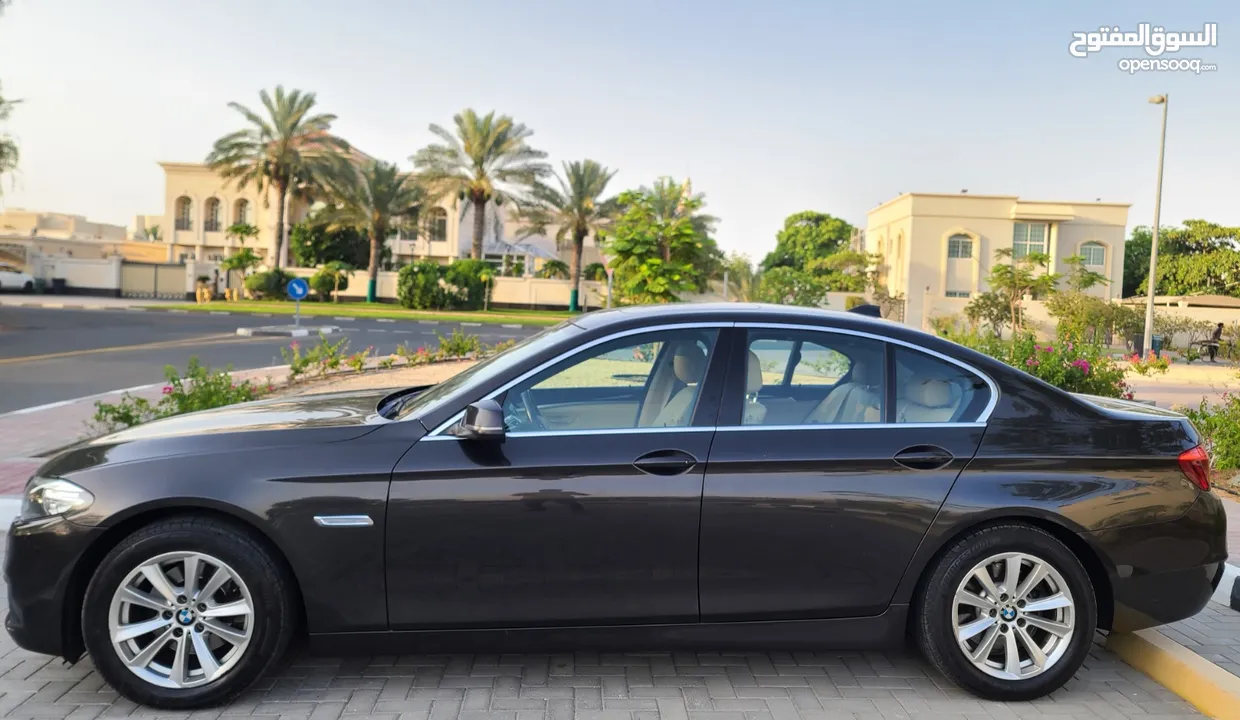 BMW 5 Series 2015, GCC Specs, Top Option, Single Owner, Accident free