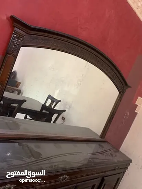 آثاث صالون كبير وطاولة فاخرة قزاز مع 8 كراسي اقرأ الوصف مهم