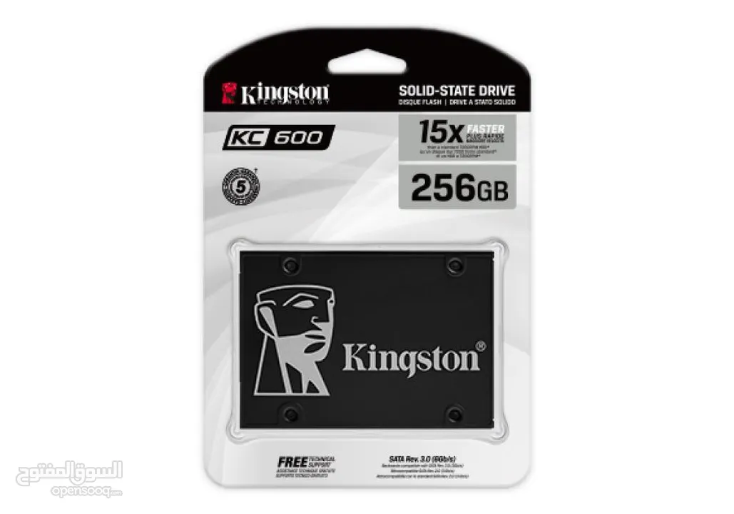 جديد kingston kc600 256gb ssd