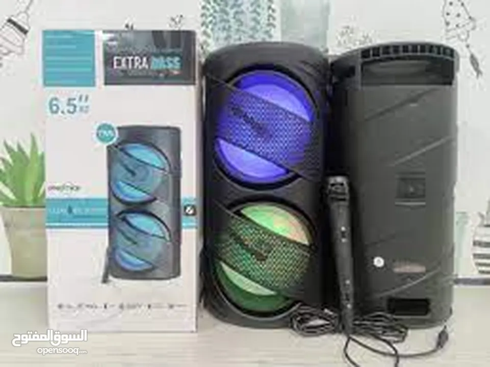 1212 TROLLY SPEAKER  سبيكر  سماعات مع ميكروفون وريموت