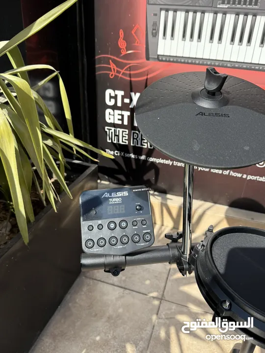 ‏Alesis Turbo Mesh Kit Drums جديد بالكرتونه كفاله جواهر موسيقى مع فاتوره رسمه