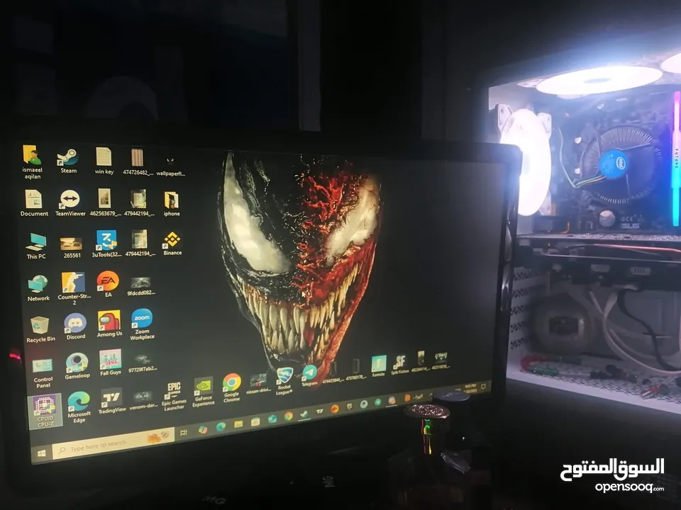كمبيوتر العاب مستعمل بحالة ممتازه Pc gaming