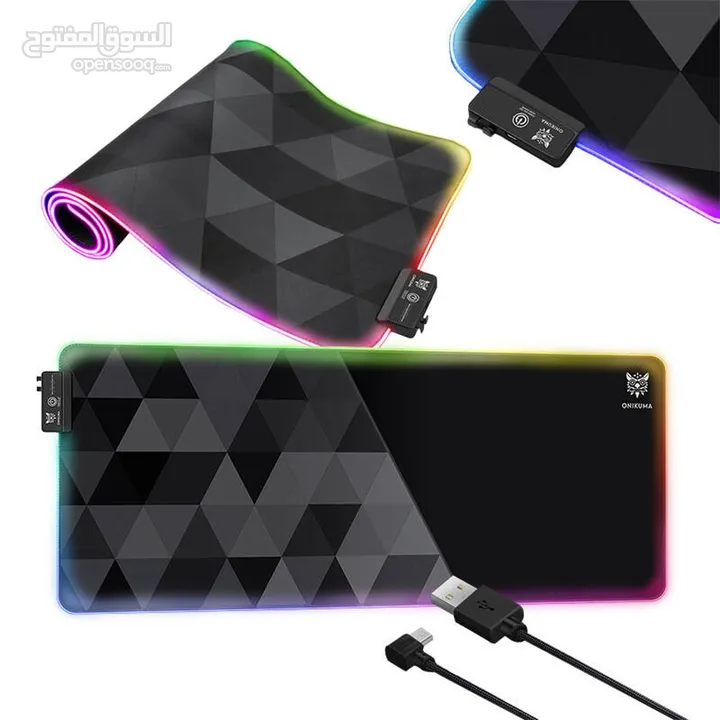 ONIKUMA MP006 RGB Gaming Mousepad 80*30*0.4cm ماوس باد مع اضاءة