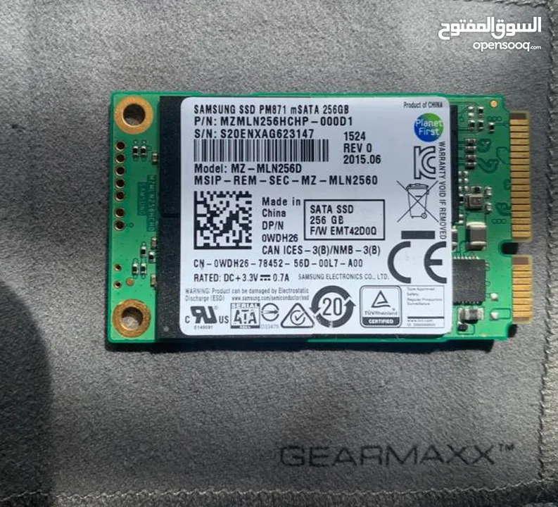 SAMSUNG SSD PM871 mSATA 256GB