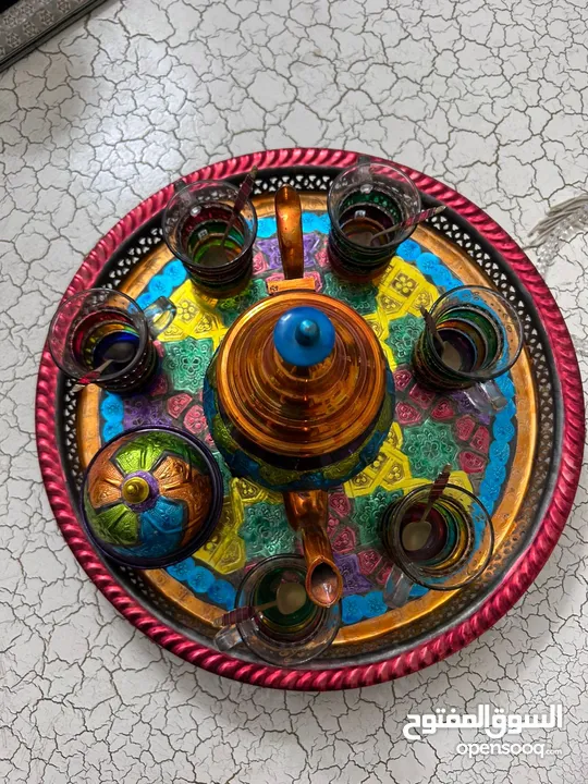 طقم شاي مغربي وطقم قهوة نكهات