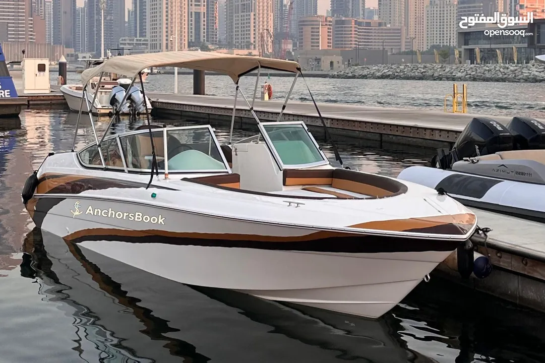 Boat for rent 280AED