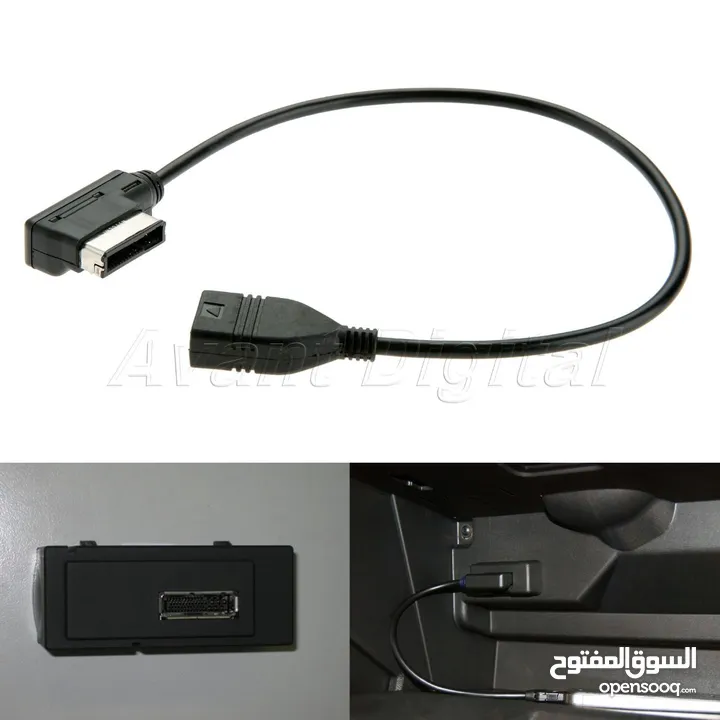 MMI AMI to USB Interface  ل سيارة الاودي