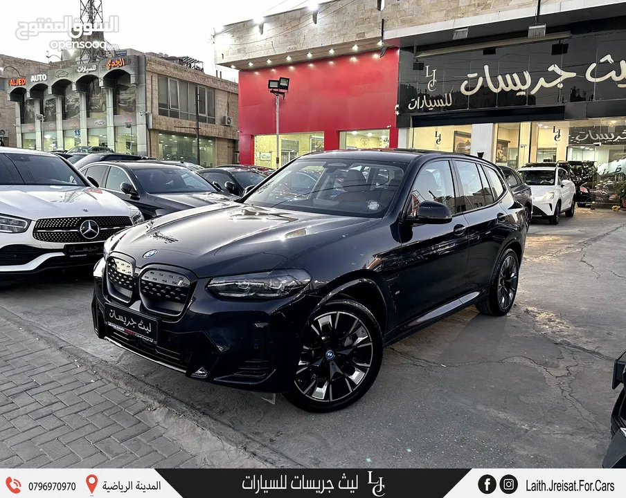 بي ام دبليو الفئة الثالثة iX3 كهربائية بالكامل 2024 BMW iX3 eDrive EV M Sport Night Package