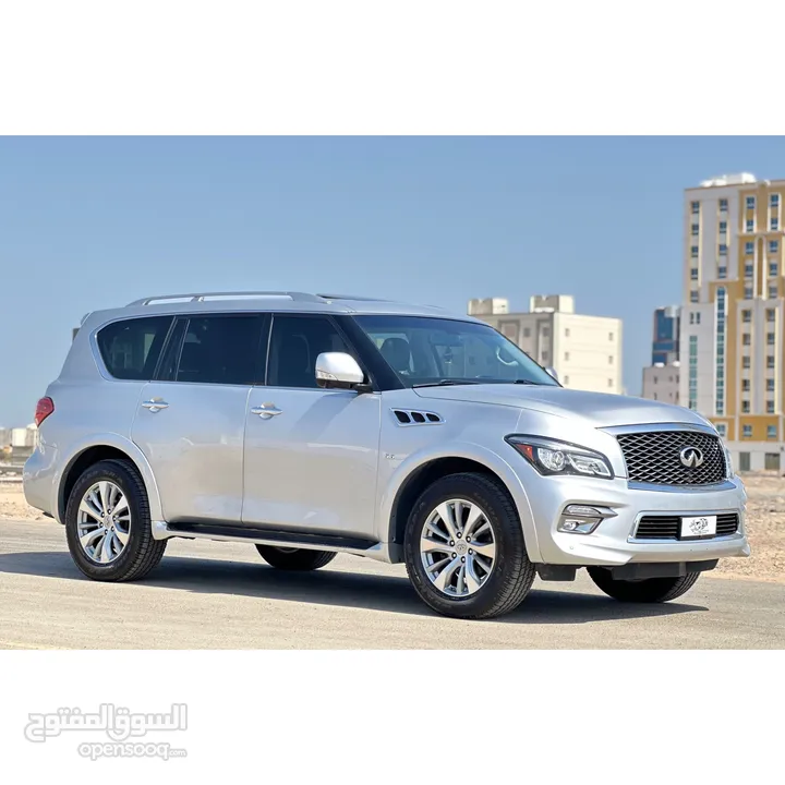 انفينتي QX80 موديل 2017 نظيف جدا