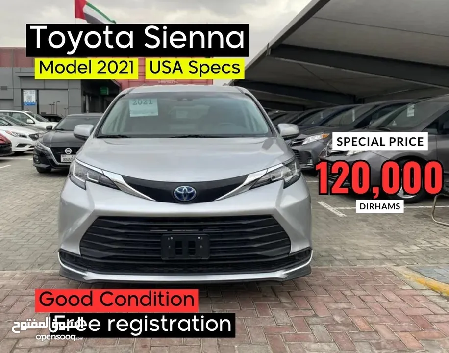 Toyota sienna 2021