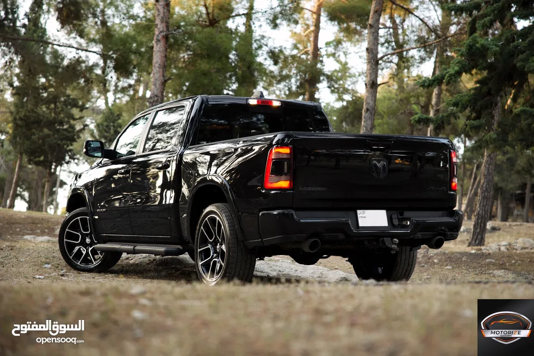 Dodge ram laramie (black edition original) 2022 دودج رام لارمي ماتور الجيل الثالث  بلاك ايديشن
