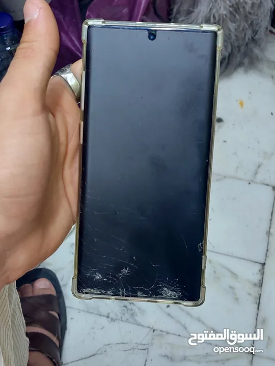 جهاز نوت 10 بلص 5g جهاز شغال 100 %استخدام شخصي