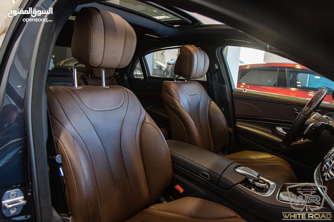 Mercedes S320 2018 Amg kit   السيارة وارد الشركة و قطعت مسافة 40,000 كيلو متر فقط