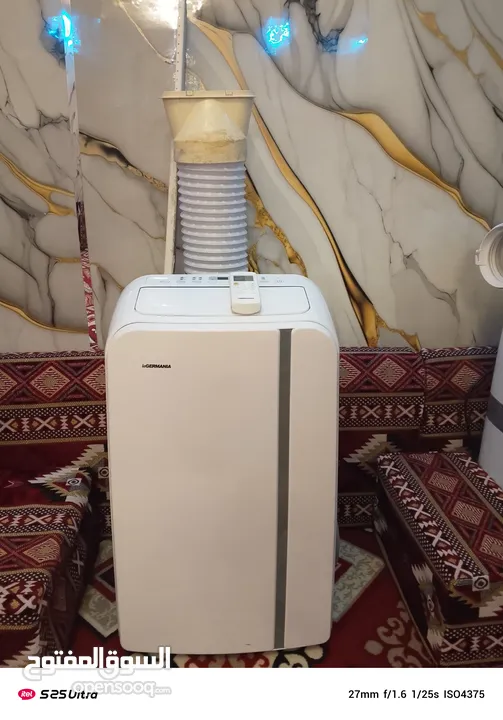 مكيف مكيفات انفنتر متنقل رقم التليفون بالاعلان  بحاله الوكاله مسطره وبايبي وريموت ومقفول شبه جديد