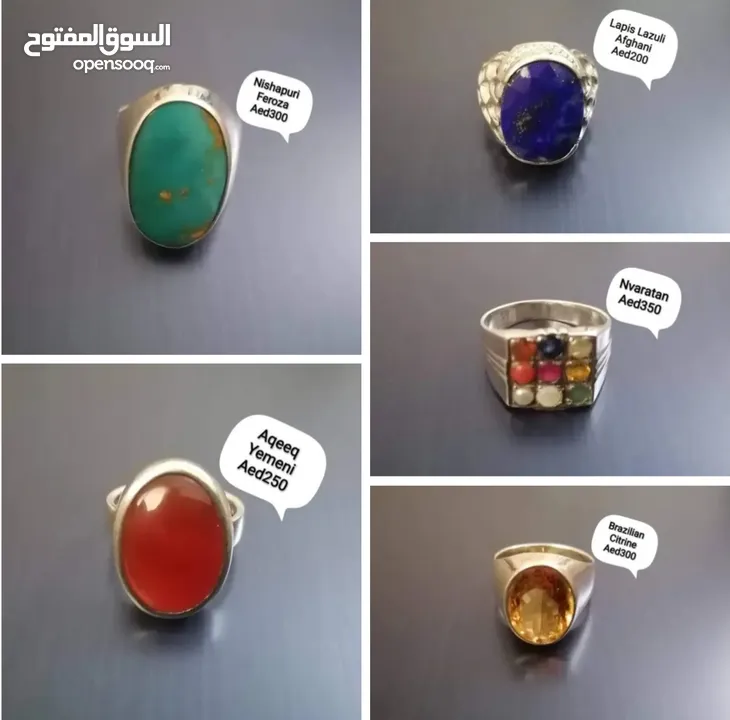 Natural Gemstones Ring