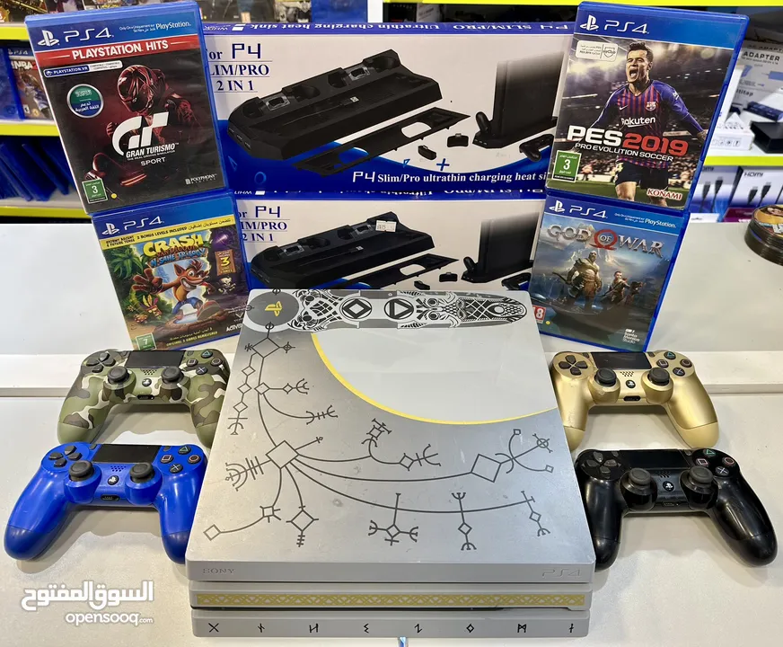 بلايستيشن 4 فات مع كفاله  PS4 Fat بافضل الاسعار