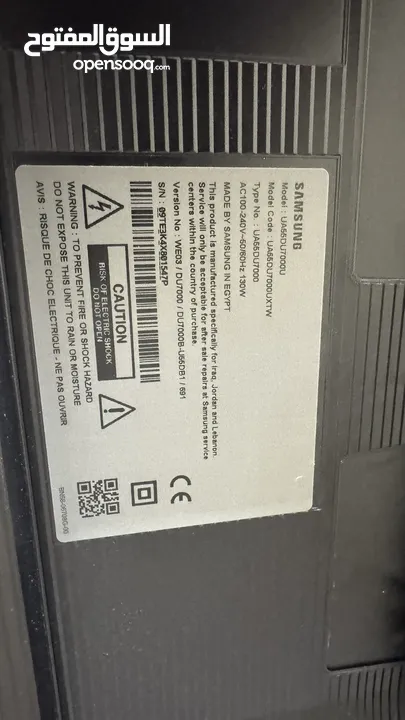 شاشة موديل Samsung UA55DU7000UXTW 55 بوصة