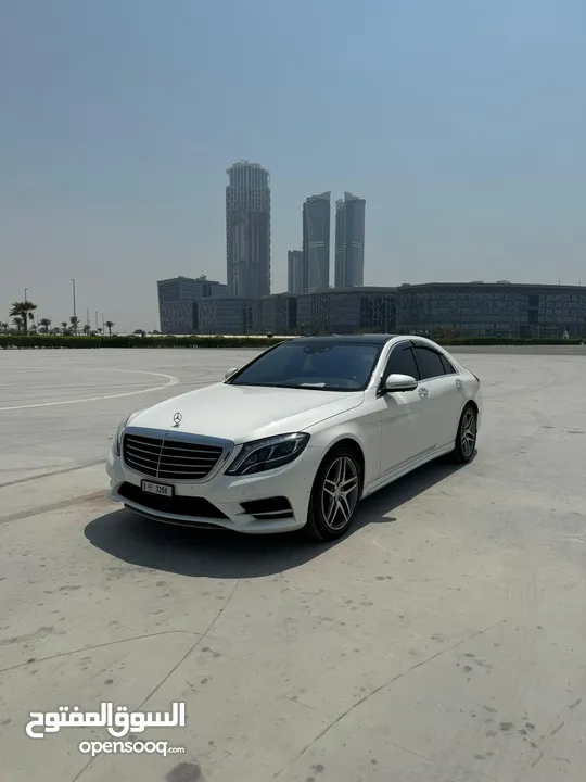 Mercedes S400 Hybrid 2015 كلين تايتل بدون حوادث