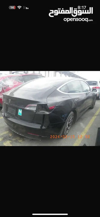 تسلا  موديل 3 mid range 2019 ماشية 80 كيلو للبيع بسعر مغري فحص كامل