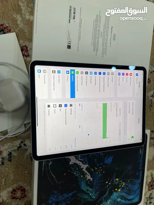 ايباد ابل برو 11 انش  64 قيقا  نظيف مو مفتوح ؤلا مصلح شرط