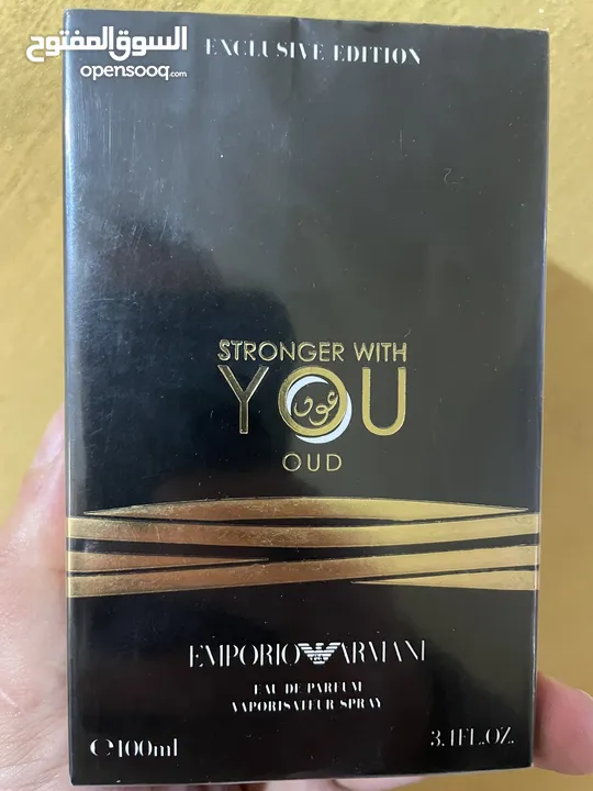 عطر سترونجر وذ يوو عود ( الاصلي ) 100 ml   stronger with you (OUD) جديد