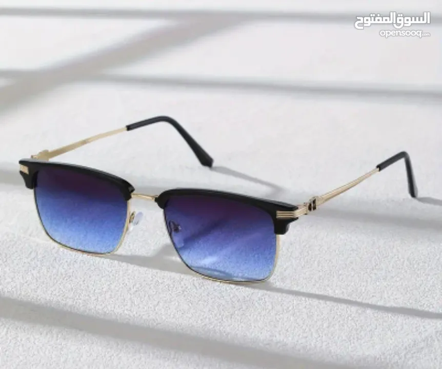 زوج من نظارات المعدن الرجالية ذات الأسلوب البانك، نظارات عصرية للرجال. قوة تحمل كبيرة  ورائعة جدا