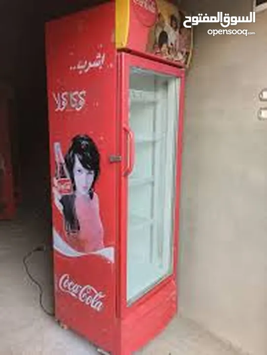 ثلاجة عرض شبة جديده