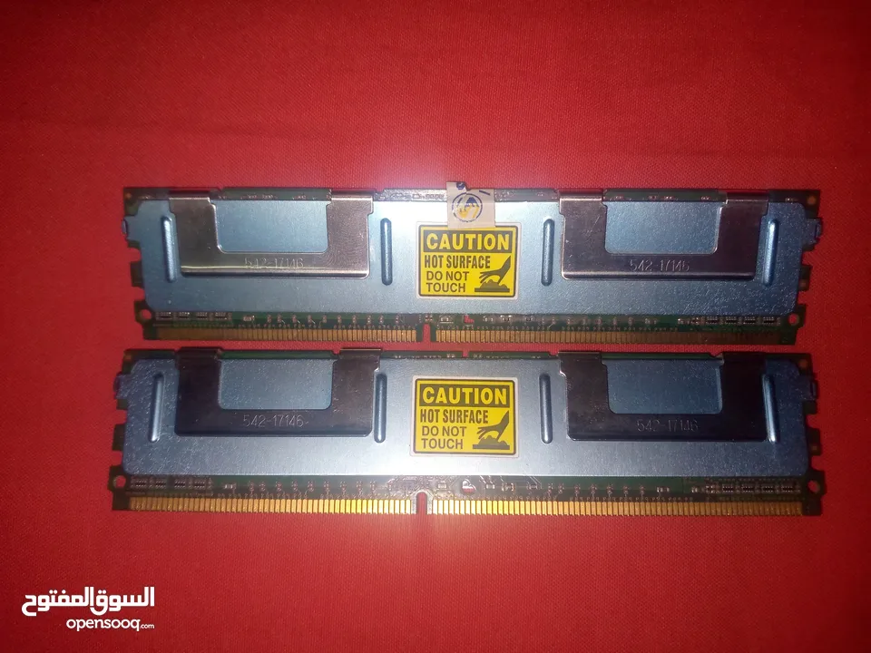2 رام 16 جيجا الواحده 8 جيجا DDR4