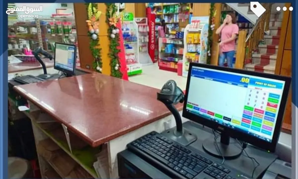 Cashier system for store and shops