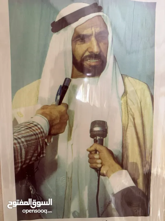 صورة نادرة للشيخ زايد بن سلطان عندما اعلن بان البترول العربي ليس باغلى من الدم العربي