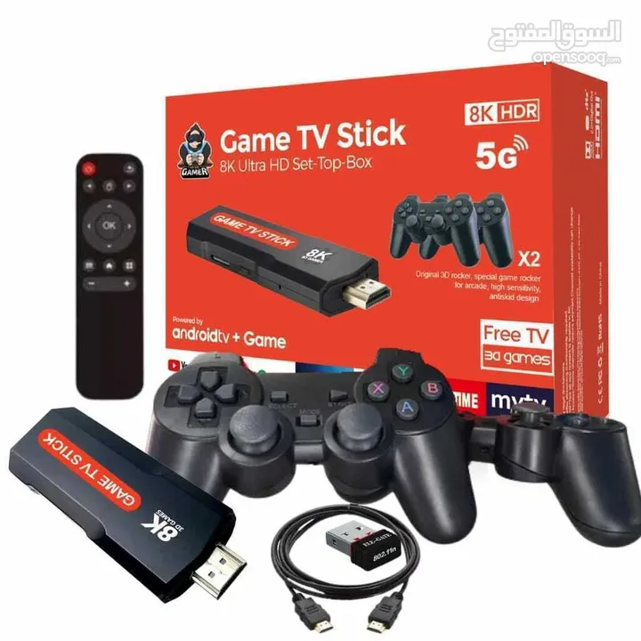 Game TV stick  جهاز يحول شاشتك  لسمارت  سمارت و كمان عندو نظام اندرويد فخم