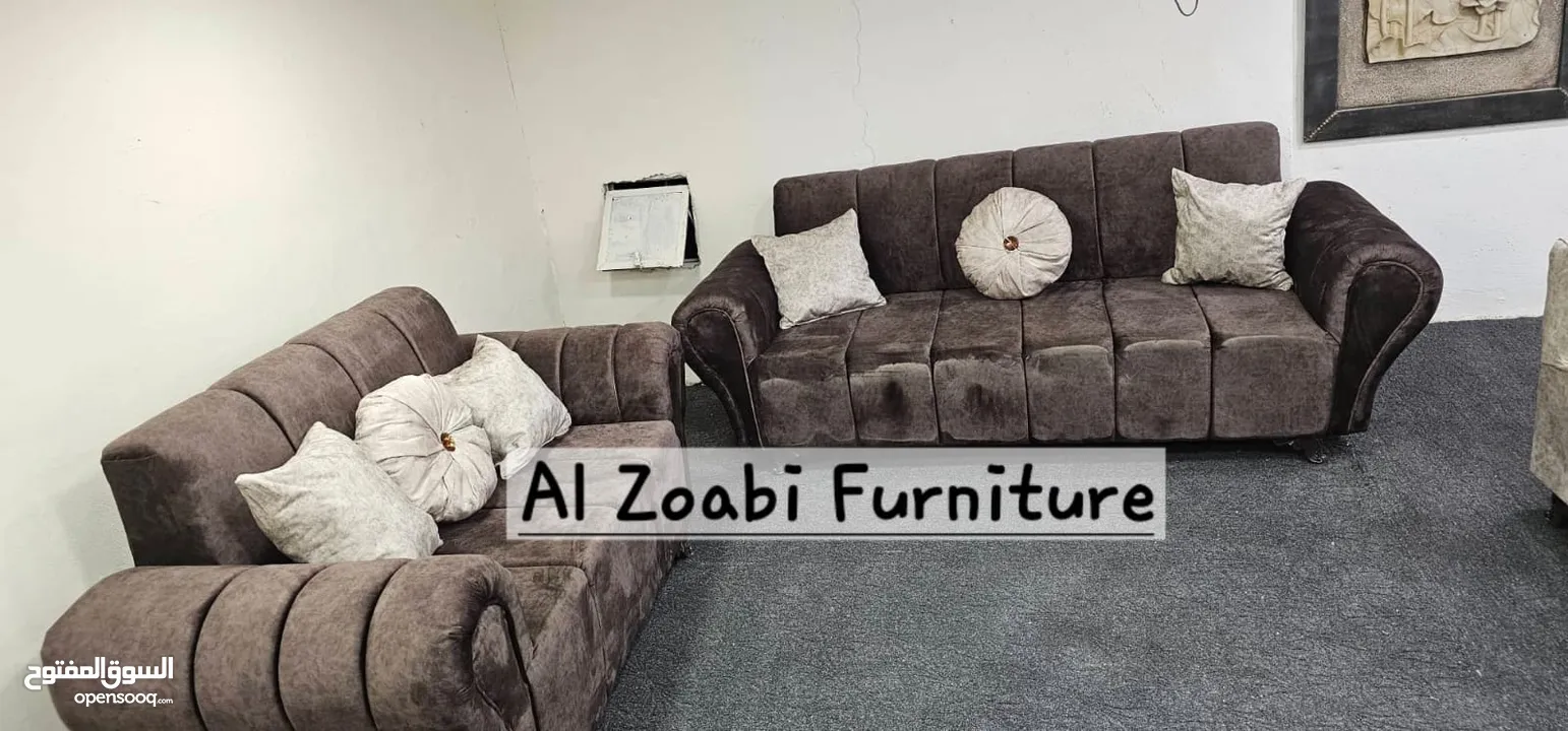 اطقم الكنب ثلاثيه ومجوزه ومفردتين