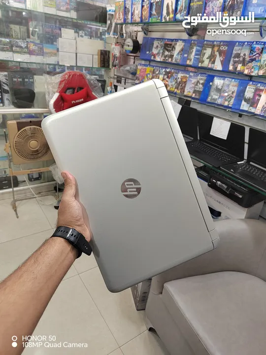 Hp pavilion 15 Core i7 5 generation Ram 16 Hard 1000 ssd Ultra slam الجيل الخامس بحالة الزيرو الترا