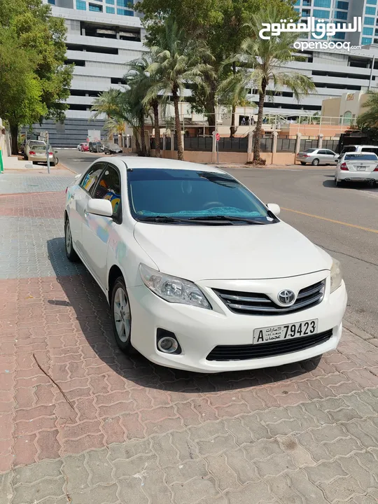 تويوتا كورولا خليجي للبيع من المالك مباشره نظام الكاش أو الاقساط Corolla 2013 for sale in ajman