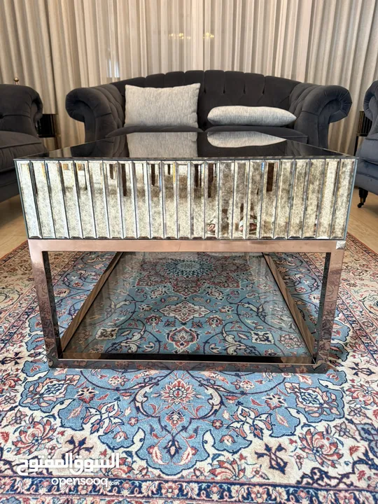 The One Sofa Set with Coffee & Side Tables - Like new condition