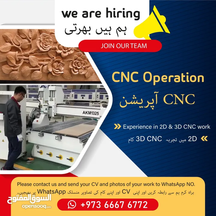 3D board, carpenters and forman wanted