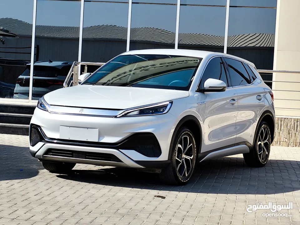 تم وصول BYD YUAN PLUS البطارية الكبيرة فحص كامل لون سلفر مميز بي واي دي يوان بلس عداد قليل
