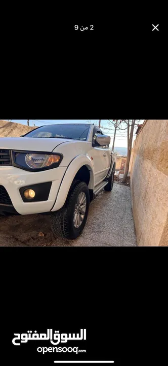 بكم متسوبيشي L200 2013 ماتور 2500 تيربو بحالة الوكالة تب نظافة البكم أجمل من الصور