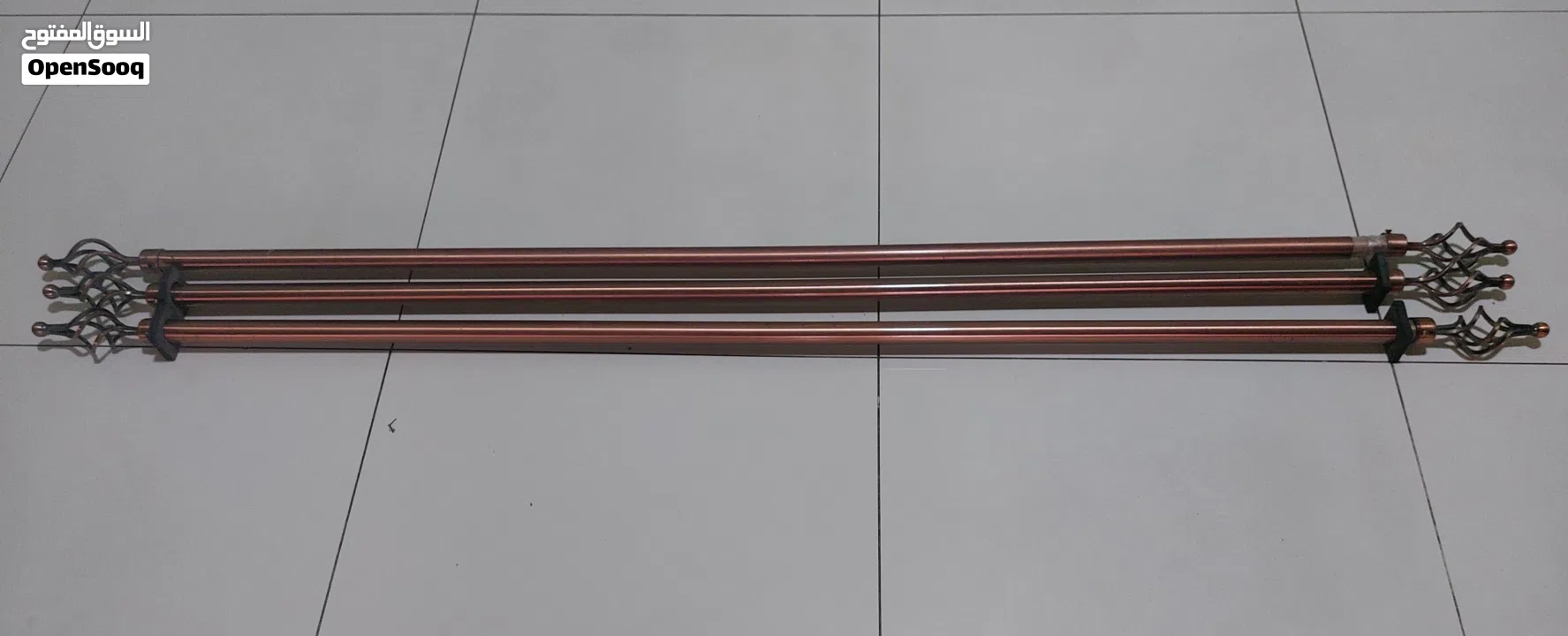 Set of 3 Expandable Curtain Rods