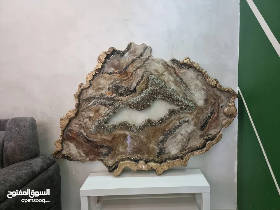 برواز ريزين كريستال فاخر حجم كبير