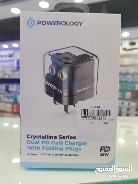 Powerology crystalline Series Dual PD gan Charger 35w