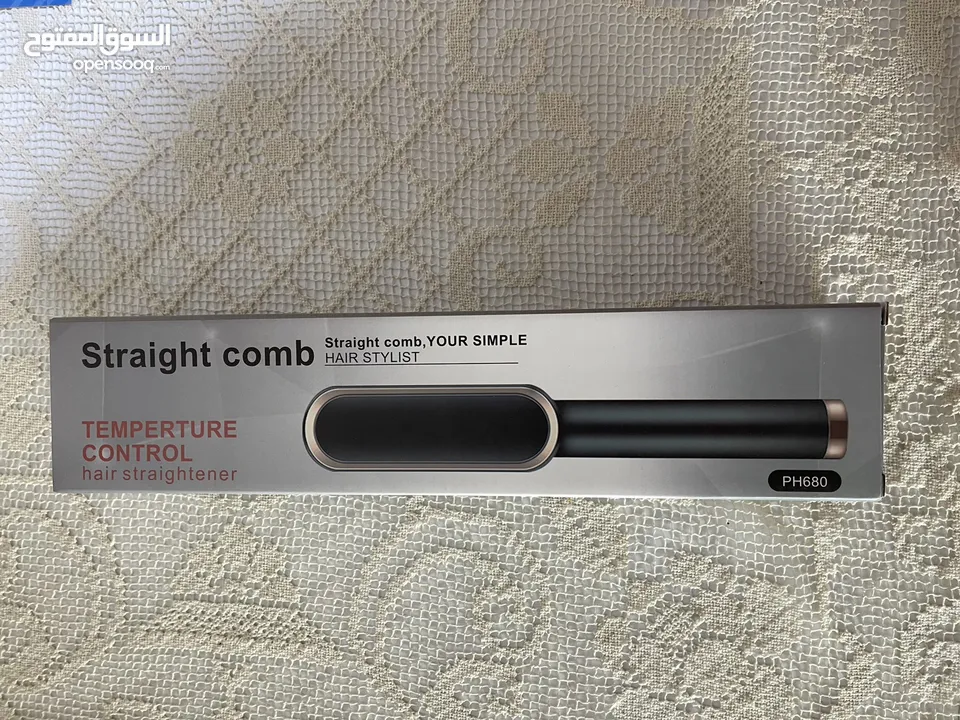 تمليس الشعر  Straight comb hair straightener