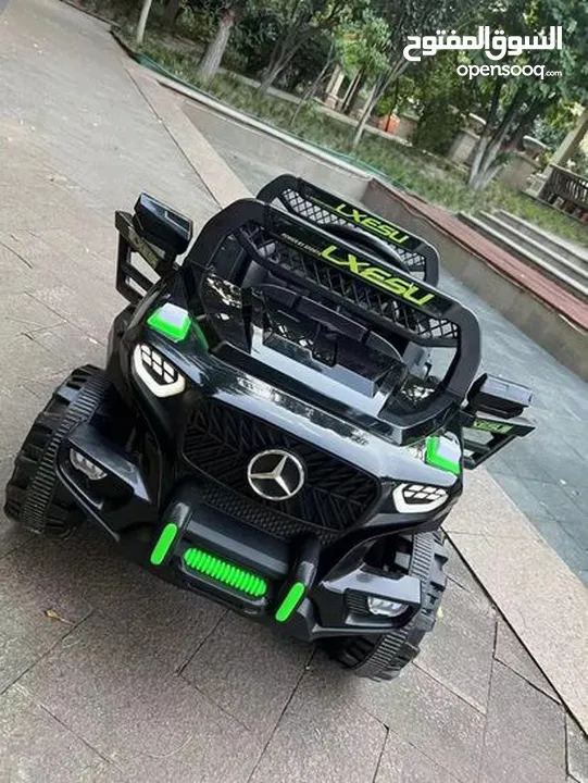الآن من island toys سيارة الأطفال الكهربائية المميزة  من مرسيدس - شبيهة بسيارة Mercedes Benz G63