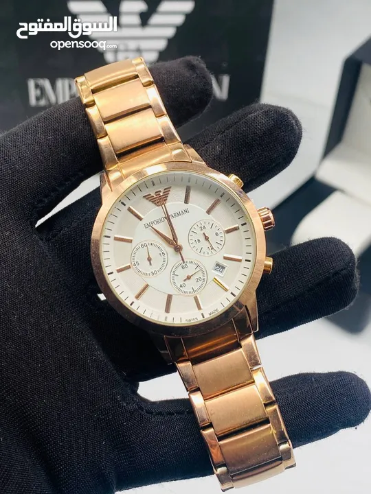 Emporio armani امبوريوم ارماني بطارية  ساعات شبابية فخمه