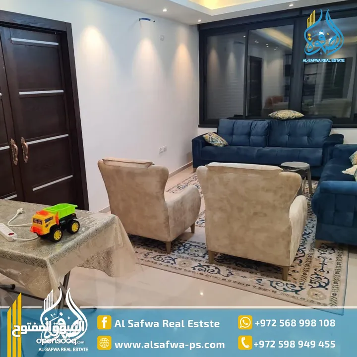 شقه مميزة جدا مفروشه للايجار المصايف قرب تكسي المصايف