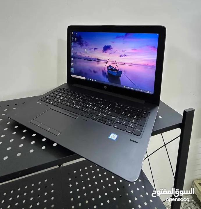 لابتوب HP ZBOOK G3، كور i7 جيل سادس HQ، كارت شاشة خارجي، للإلعاب والتصاميم والبرامج الهندسية